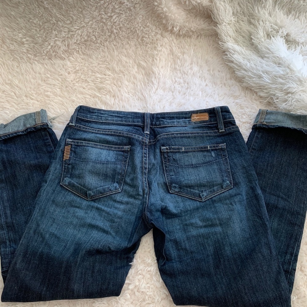 Paige SKYLINE ANKIE PEG JEANS - Picture 7 of 12
